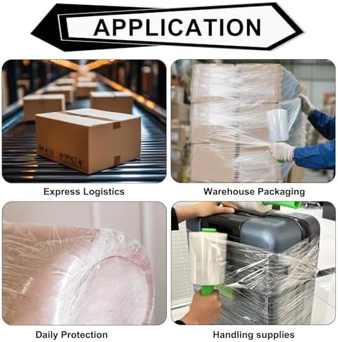 Clear Stretch Wrap Film 5" x 1000ft Roll - Image 6