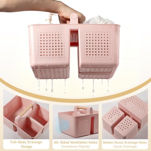 Portable Shower Caddy Basket Plastic Caddy Organizer - Image 3