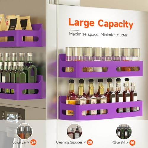 Sevenblue 4-Pack Magnetic Spice Rack - Image 4