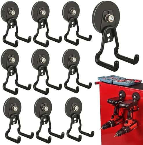 ULIBERMAGNET New Upgraded Large Magnetic Hooks, Strong Heavy Duty Magnet Hooks by ULIBERMAGNET