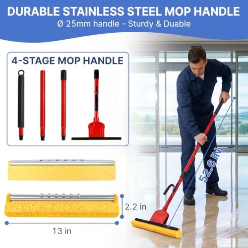 Commercial Sponge Mop for Floor Cleaning - Image 3