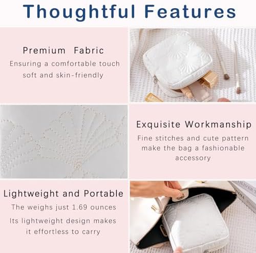RSRSLEII Mini Quilted Makeup Pouch - Image 5