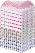 Kitinjoy Cotton 12 Pack Terry Kitchen Dish Cloths, Mix Colour by Kitinjoy
