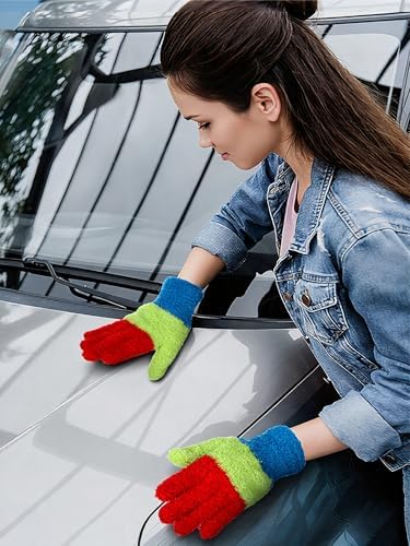Patelai 3 Pairs Microfiber Dusting Gloves - Image 6