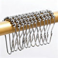 Shower Curtain Rings Hooks, Rust Proof Stainless Steel Hooks by Unknown