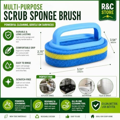 R&C Scrub Max Bathroom Scrubber and Bathtub Scrubber - Image 2