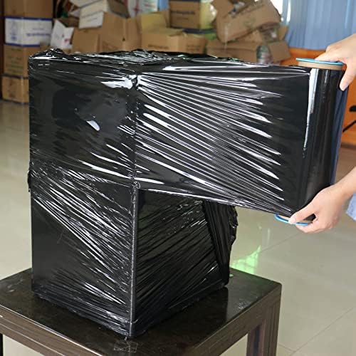 BOMEI PACK Black Stretch Wrap Industrial Strength - Image 2