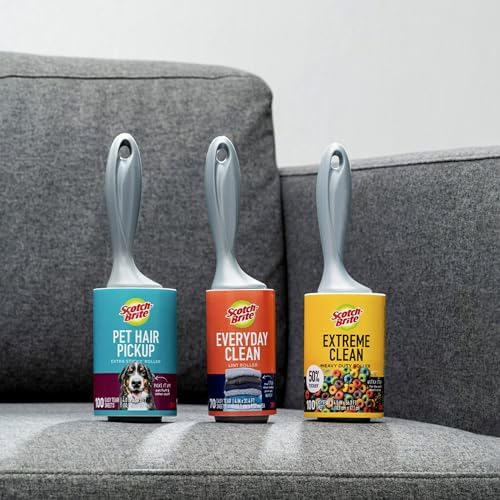 Scotch-Brite Everyday Clean Lint Roller, 70 Sheets Total, 1 Pack - Image 6