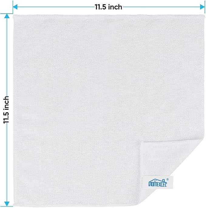 HOMEXCEL 24PK Microfiber Cleaning Cloth, Cleaning Rag - Image 7