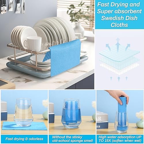 Lucomb 11 Pack Swedish Dish Cloths - Image 3