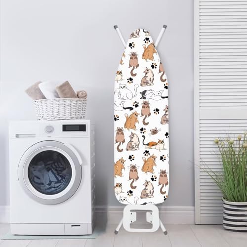 Cute Cats Print Ironing Board Cover Soft Ironing Board Cover, Non Stick Scorch - Image 4