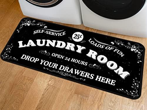 Laundry Room Long Rug Area Rug Non-Slip Floor Mat Waterproof Farmhouse Carpet - Image 6