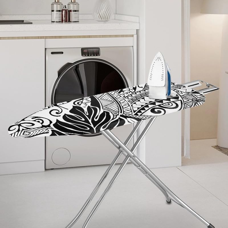 Boho Zigzag Ironing Board Cover Hawaii Tropic Monstera Standard Size 15" X 54" - Image 2