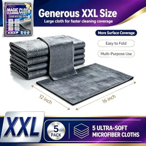 15 Pack XXL Genie Cloth Magic Cloth, Genie Magic Cleaning Cloths - Image 4