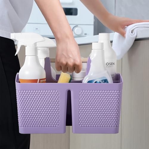 rejomiik Plastic Shower Caddy, Portable Shower Basket - Image 4