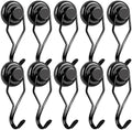 E BAVITE Swivel Swing Magnetic Hook 80LBS Heavy Duty Magnetic Hook 10 Pack by EBAVITE