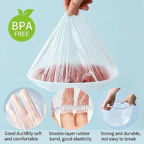 Homelove 200pcs Colorful Plastic Bowl Covers Dish Cover Food Cover, Reusable - Image 6