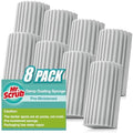 8 Pack Damp Dusting Sponge Duster, Reusable Household Cleaning Sponge Tool by MrScrubCleaninghelpers