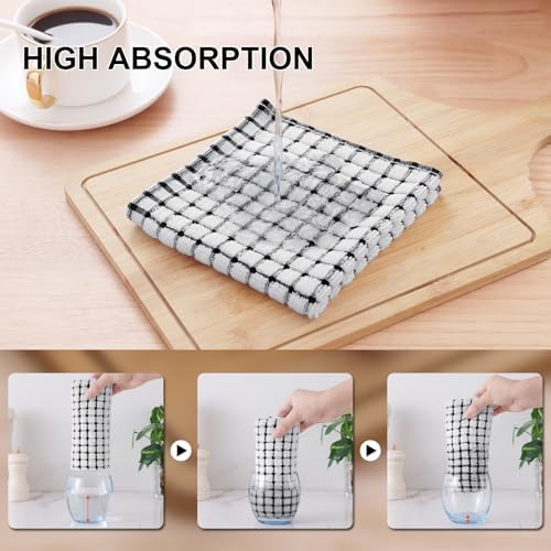 Kitinjoy Cotton 12 Pack Terry Kitchen Towels - Image 3
