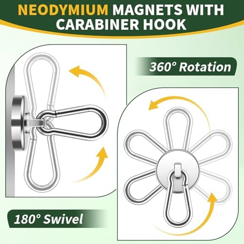 Grtard 4 Pack Magnetic Hooks - Image 4