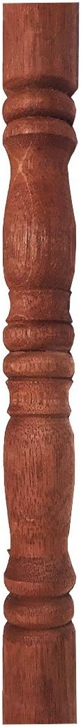 Renovators Supply Manufacturing Corner Protectors 39 1/4 in. Dark Oak Edge Protector, Sanded Corner Guard Pack of 2