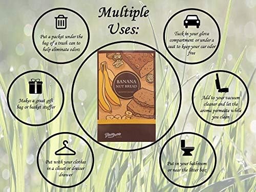 Simplicity Scents Banana Nut Bread Scented Sachets Pack of 6, Everyday - Image 3