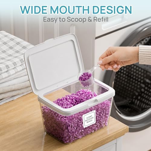Vtopmart 5 Pack Laundry Pods & Detergent Container, Dryer Sheet Holder - Image 6