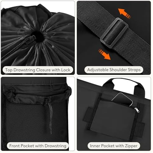 Lifewit Laundry Bag Backpack Travel - Image 4
