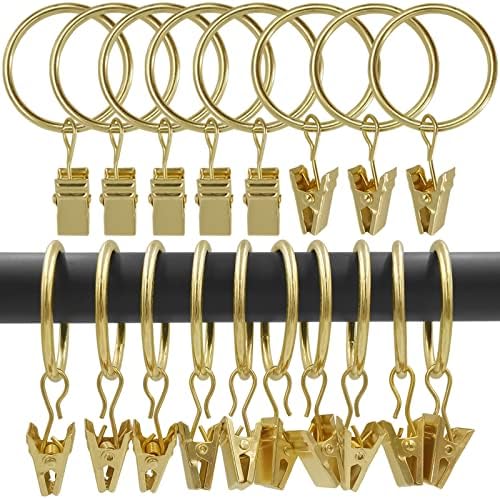 LLPJS 100 Pack Curtain Rings by LLPJSCurtainRingsClipHooks