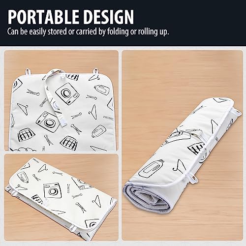 Seiritex Ironing Mat for Table Top, Portable Ironing Pad 39.4 x 18.9 inch Iron - Image 6