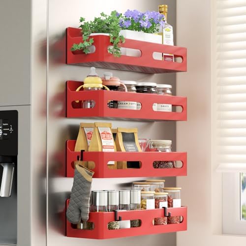 Sevenblue 4-Pack Magnetic Spice Rack by Sevenblue