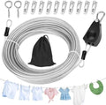 Windspeed Retractable Clothesline Outdoor Heavy Duty Travel Clothesline by WINDSPEED