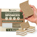 Plant-Based Kitchen Sponges | USDA Biobased Certified | FSC & PETA Approved | by EcoFox
