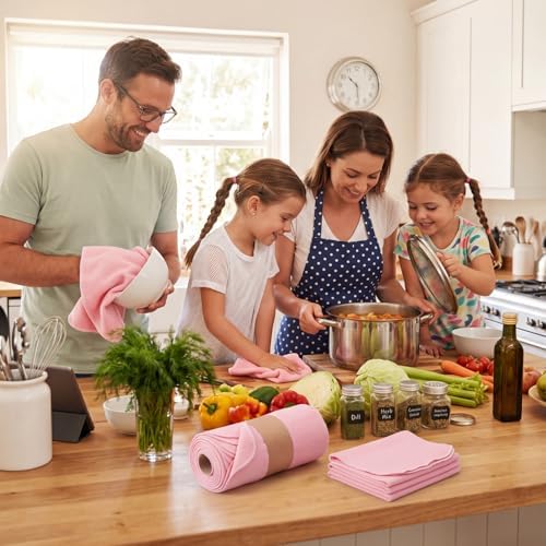 36 Pack Reusable Paper Towels Roll Cleaning Cloth - Image 6
