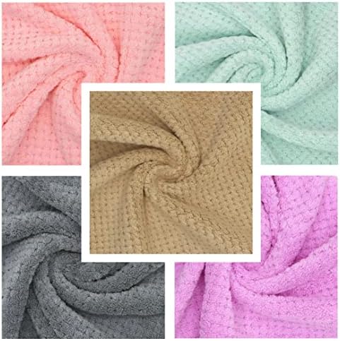 Microfiber Cleaning Cloth, 10 Pack Microfiber Rags, Mix Color - Image 4