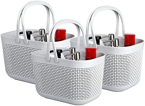 UUJOLY Plastic Portable Shower Caddy Basket, Storage Organizer by UUJOLY