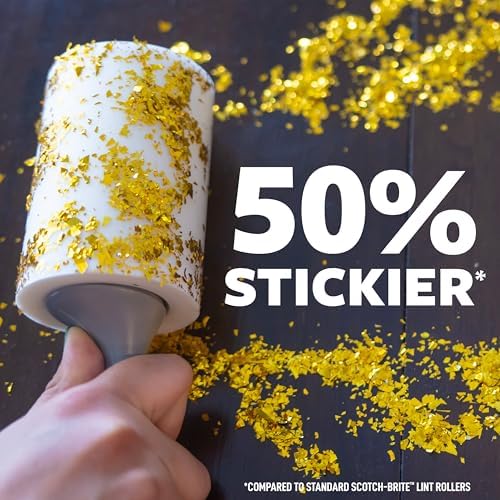 Scotch-Brite Extreme Clean Lint Roller, 50% Stickier*, Heavy Duty - Image 2