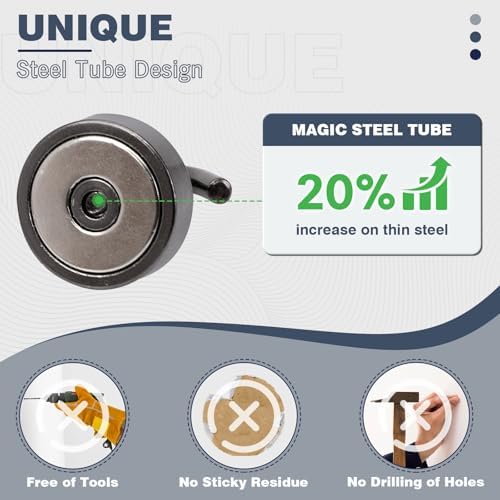 Neosmuk Magnetic Hooks Steel Tube Design - Image 3