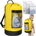 150L Laundry Bag Backpack with 3 Sizes Mesh Wash Bags and Shoulder Straps by WELIDAY