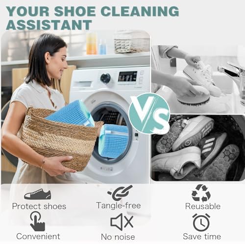 Shoe Washing Machine Bag, Laundry Shoe Bag - Image 5