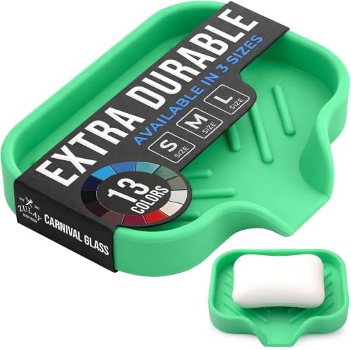 Zulay Kitchen Small Silicone Sponge Holder – Space-Saving Sink Organizer Tray by ZulayKitchen
