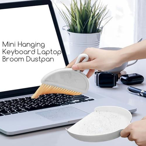 Mini Dust Pan with Broom Set, Small Dustpan and Brush Set, Hand Broom and Dust - Image 3