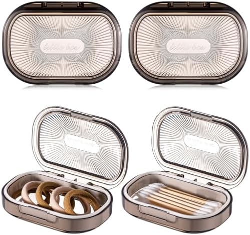 Kigley 4 Pcs Travel Swab Container by Kigley