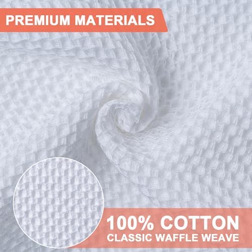 Kitchen Towels 6-Pack Kitchen Dish Cloths, 100% Cotton, 12x12 In - Image 3
