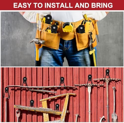 Landhoow 26 Pcs Large Magnetic Hooks Heavy Duty Garage Magnet Hooks Strong - Image 5