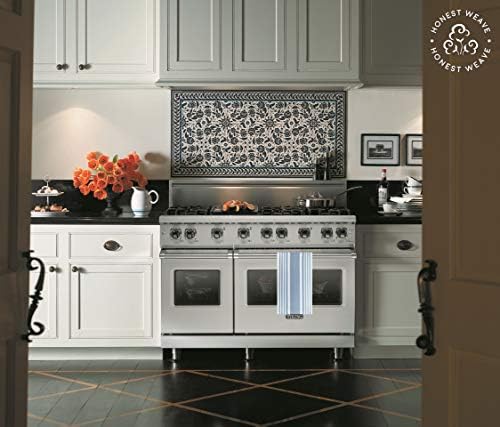 HONEST WEAVE GOTS Certified Organic Cotton Kitchen Hand and Dish Towel Sets - Image 7