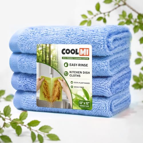 COOLMI Kitchen Dish Cloths, Easy-Rinse Dish Towels by COOLMI
