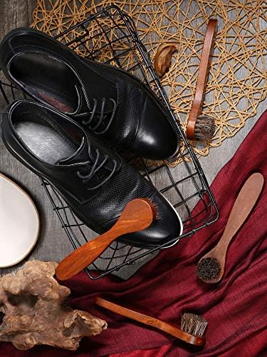 Jovitec 3 Pieces Horsehair Polish Applicator Brush Kit Saddle Soap Shoe Shine - Image 5