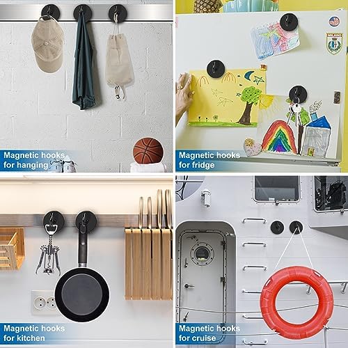 LOVIMAG Magnetic Hooks for Cruise Cabins, 6 Pack - Image 6