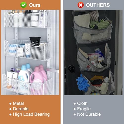 VyGrow Over The Door Organizer, Metal Door Organizer Hanging - Image 6